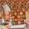 20 шт. ПВХ самоклеящиеся водонепроницаемые наклейки на плитку с рисунком под дерево для кухни, ванной комнаты, настенные наклейки для гостиной, спальни, домашнего декора