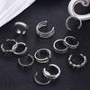 Adjustable Zinc Zinc Alloy Heart Shape Korean Style Accessories Toe Rings Foot Ring Set Women Accessories