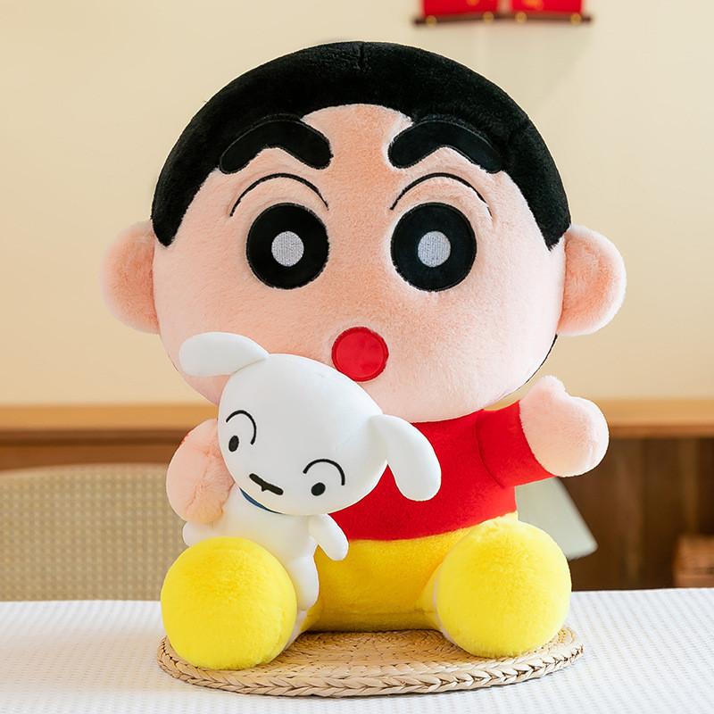 Crayon Chan Shin Plush Toy Anime Shiro Doll Stuffed Puppy Cartoon Gift Decor