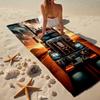 truck Fashion Beach Towel: Ideal for Summer Adventures Soft, absorbent and quick drying suitable for swimming and bathing