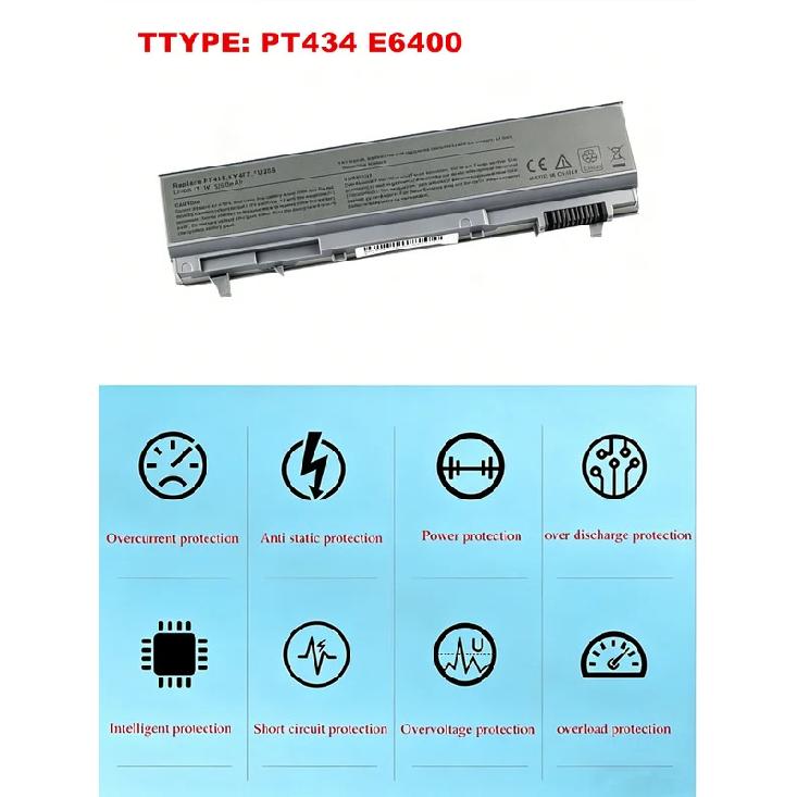 Аккумулятор для ноутбука Dell Latitude E6400 E6410 ATG XFR E6500 E6510 Для Precision M2400 M4400 M4500 M6400 M6500 PT434 KY477