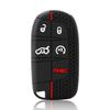 1 шт. Для Renegade Compass Grand Cherokee Chrysler 300C Wrangler Dodge Аксессуар Силиконовый Чехол-Крышка для Ключа Автомобиля с Пультом ДУ