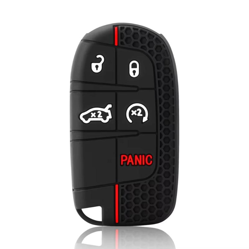 1 шт. Для Renegade Compass Grand Cherokee Chrysler 300C Wrangler Dodge Аксессуар Силиконовый Чехол-Крышка для Ключа Автомобиля с Пультом ДУ