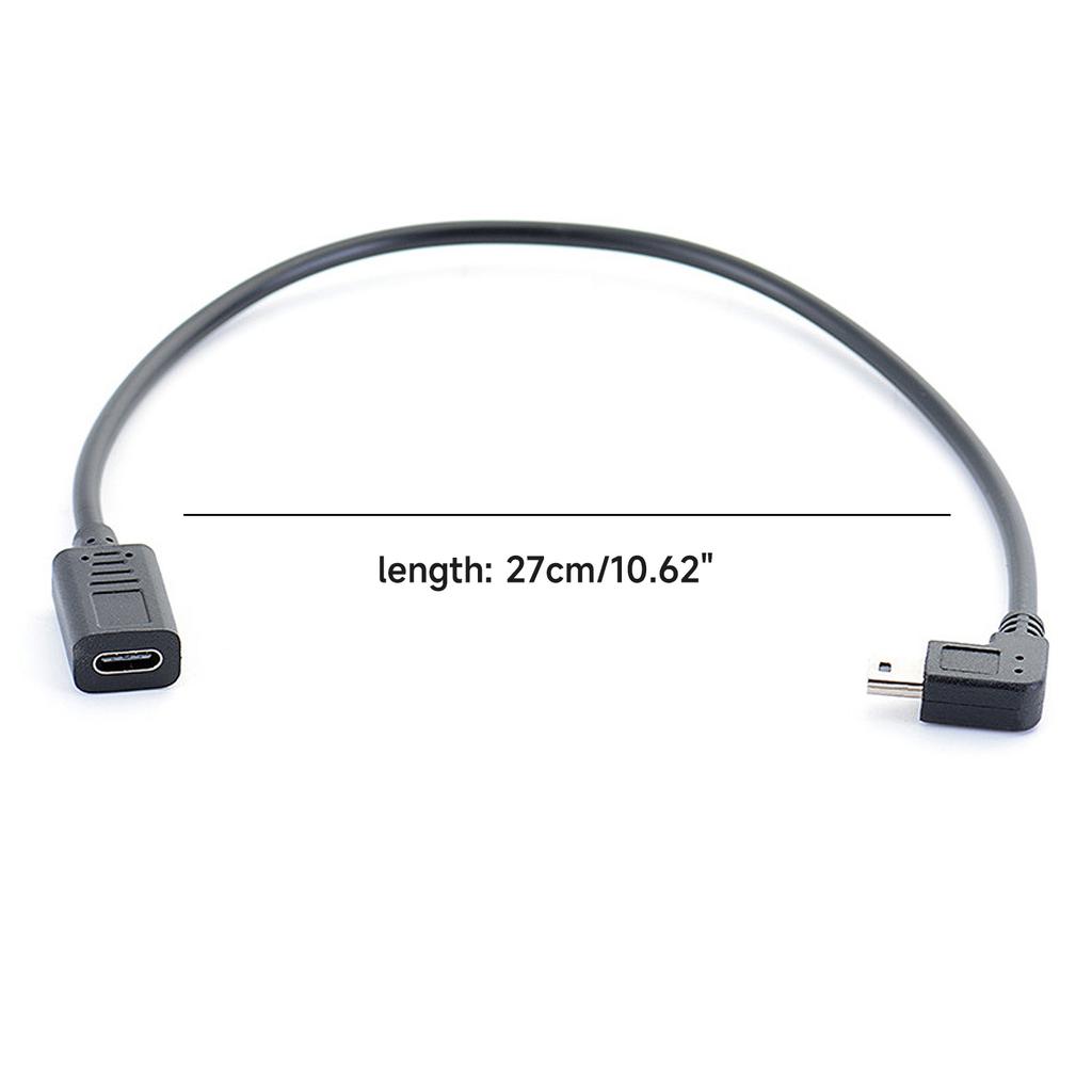 USB-кабель типа C «мама» на USB-переходник «папа» 5P для MP3-плееров и цифровых фотоаппаратов