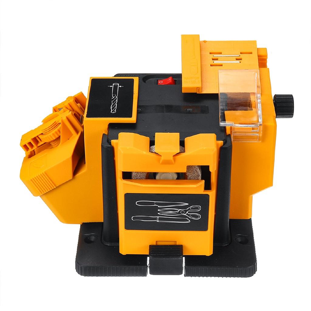 96 Вт Мини Электрическая Точилка Металлическая Шлифовальная Машина Точилка для Ножей Сверла Многофункциональная Заточная Машина Ножи Ножницы