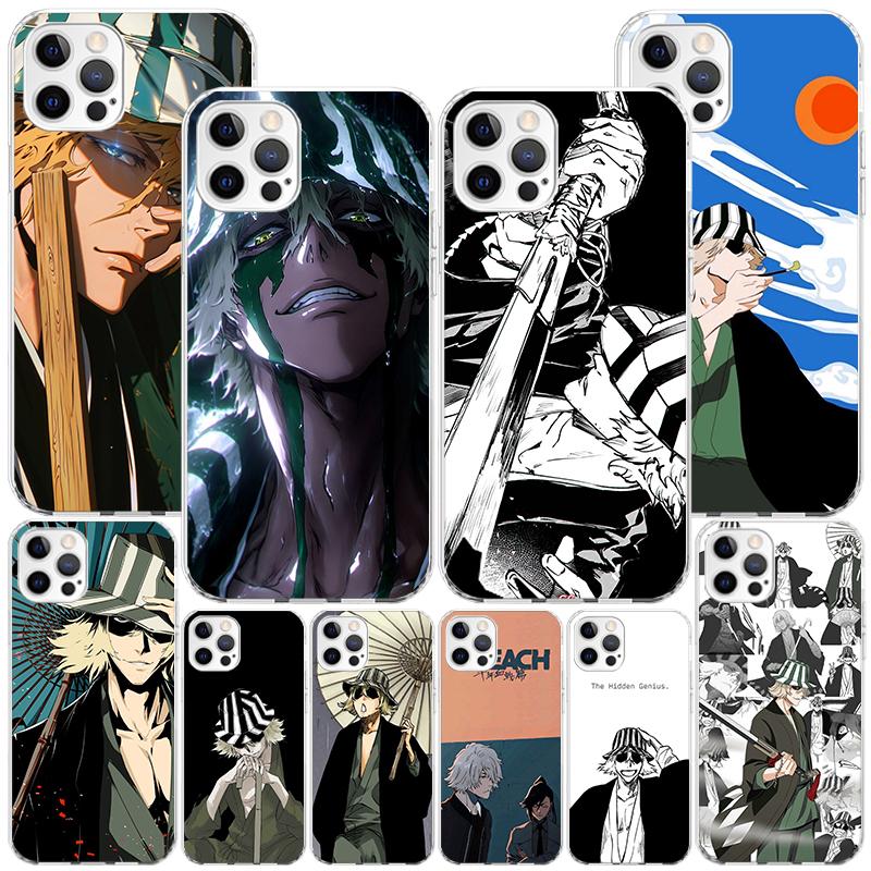 Чехол для телефона Bleach Kisuke Urahara для Iphone 17 Air 16 11 12 13 Mini 14 Plus 15 Pro Max 7 8E SE 2020 16ProMax Чехол для телефона Coque 1