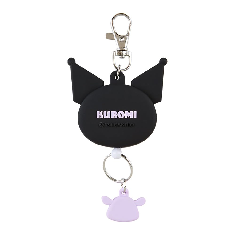 Брелок-талисман Sanrio Reel Kuromi Key Mascot Kuromi xx Персонаж 168858 В форме лица Куроми-тян 13,5 6,1 1,8 см