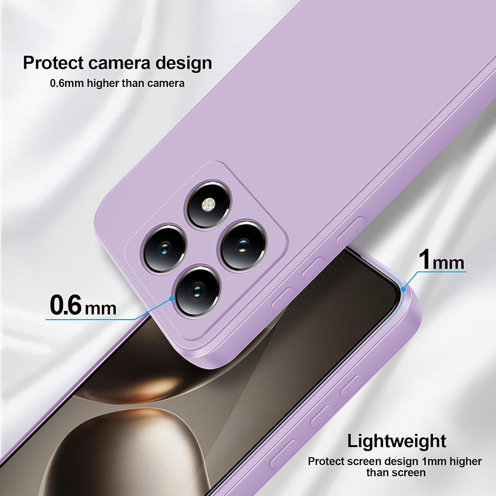 Роскошный квадратный мягкий силиконовый чехол для Xiaomi Mi 15 14 14T 13 13T 12 12T 12X 12S Pro Lite Ultra Матовый Чехол Конфетного Цвета Ударопрочный