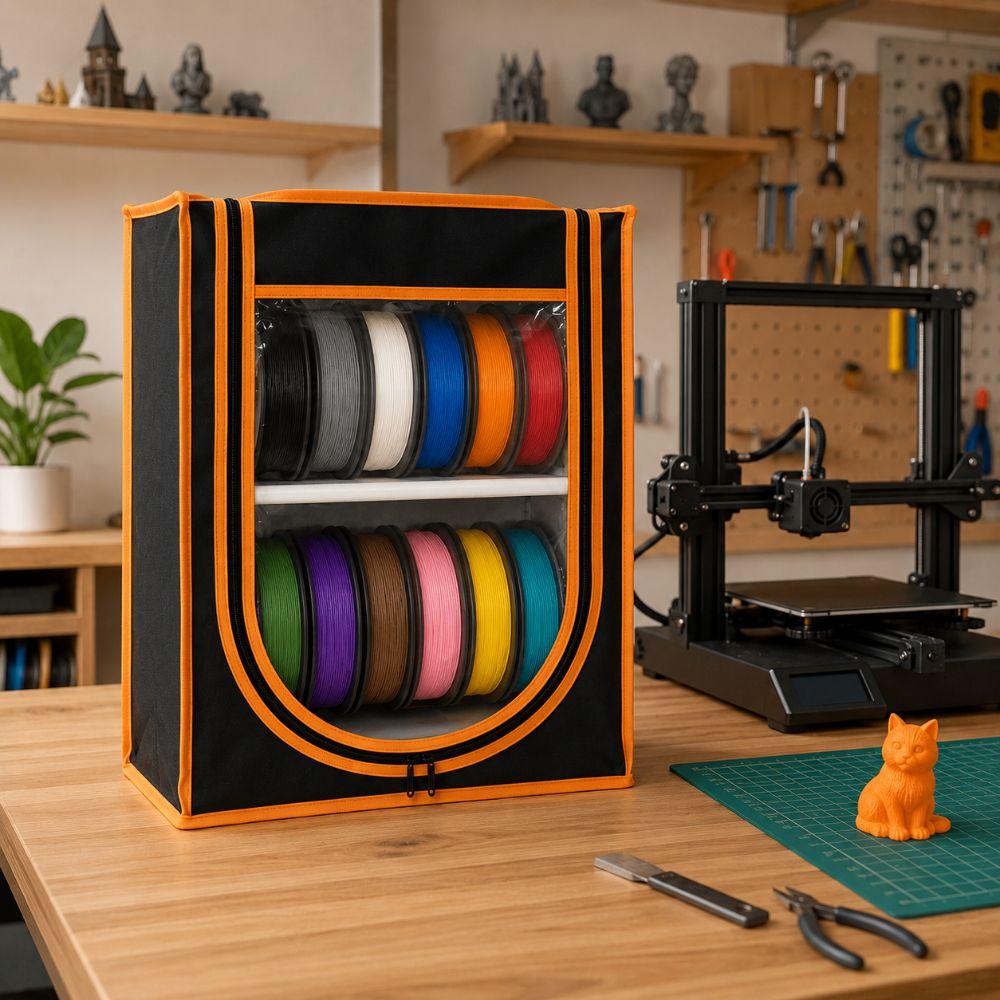 Sealed Filament Storage Holder Dustproof Filament Dry Box 3D Printing Filament Container Household