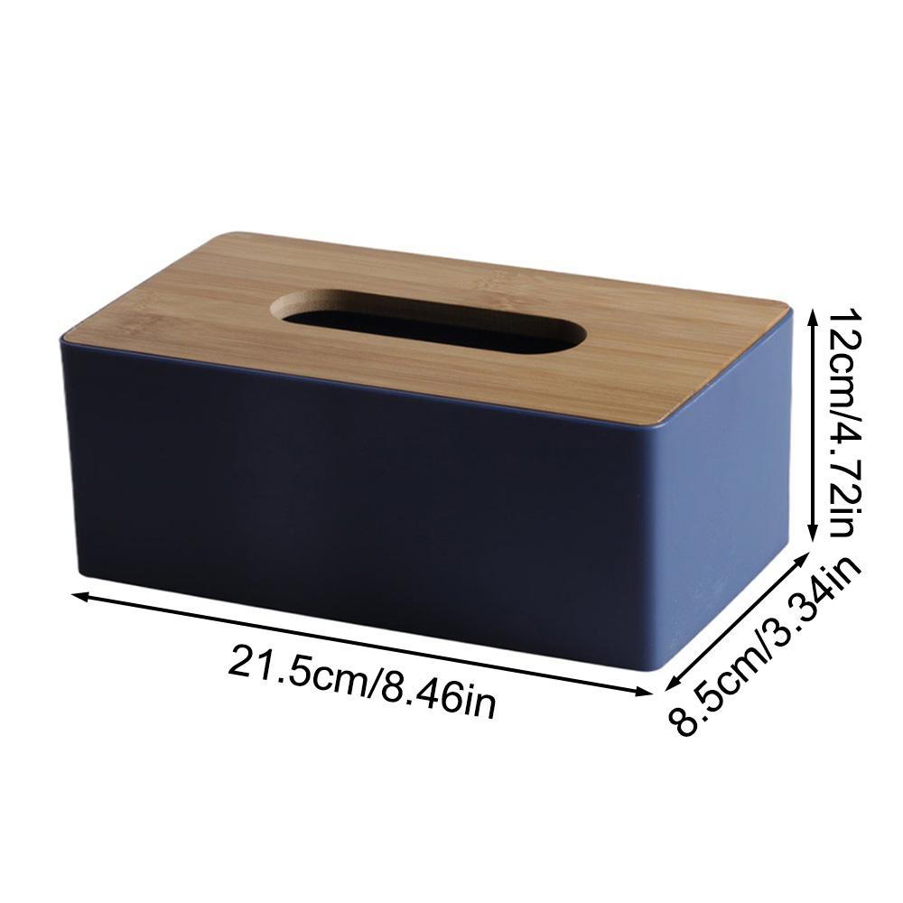 Wood Cover Tissue Box Creative Multi-Functional Table Storage Box Hotel Toilet Paper Organizer Box