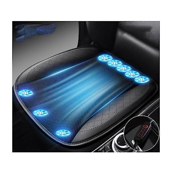 Cool Seat Cooler for Car 8 Powerful Cooling Seat Seat Cushion Cooling Memory Foam for Driver and Passenger Heatstroke Heat for and Home Use Seats,