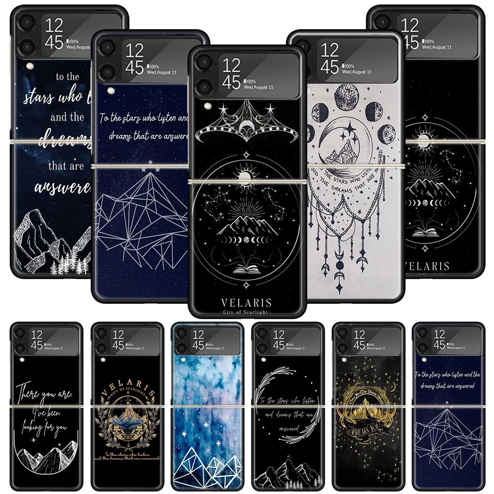 Чехол для телефона A Court of Mist Fury Сары Дж. Маас Для Samsung Galaxy Z Flip 7 6 5 4 3 5G Ударопрочный чехол Z Flip7 Flip6 ZFlip5 Flip3