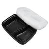 10pcs Take Out Containers Plastic Lunch Box Set Reusable Disposable Food Storage Containers for School Office Travel