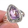 Natural Ametrine Gemstone Handmade 925 Solid Silver Jewelry Ring Size 6.5 D1I52