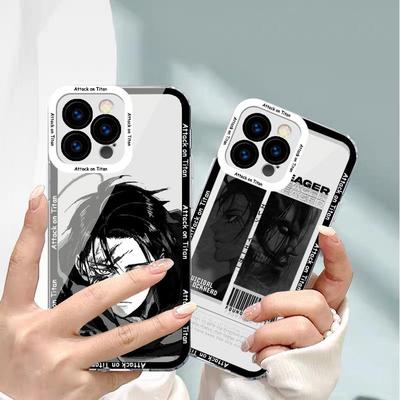 Прозрачный чехол Attack on Titan Anime X для Apple 6/7 Plus/12/13/14 XS