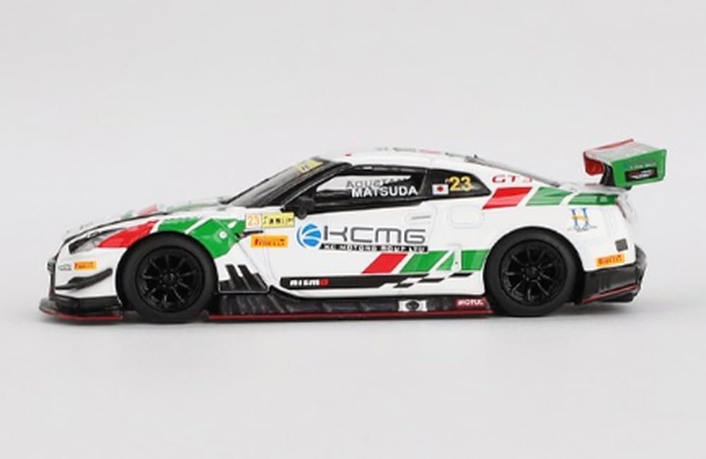 MINI GT 1/64 Nissan GT-R Nismo GT3 FIA GT World Cup Macau 2018#23 KCMG (Левая ручка) Готовый продукт