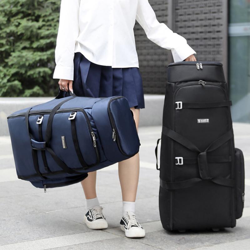 Портативная дорожная сумка, сумка-тележка, дорожная сумка на колесах для улицы, спортивная сумка, сумка для хранения одежды, большой рюкзак на плечи