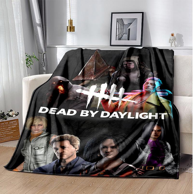 Dead Daylight Flannel Blanket Soft Warm All-Season Throw, Design for Camping, Car Travel, Hiking Sofa, Bed, Office Perfect Gift for Parties