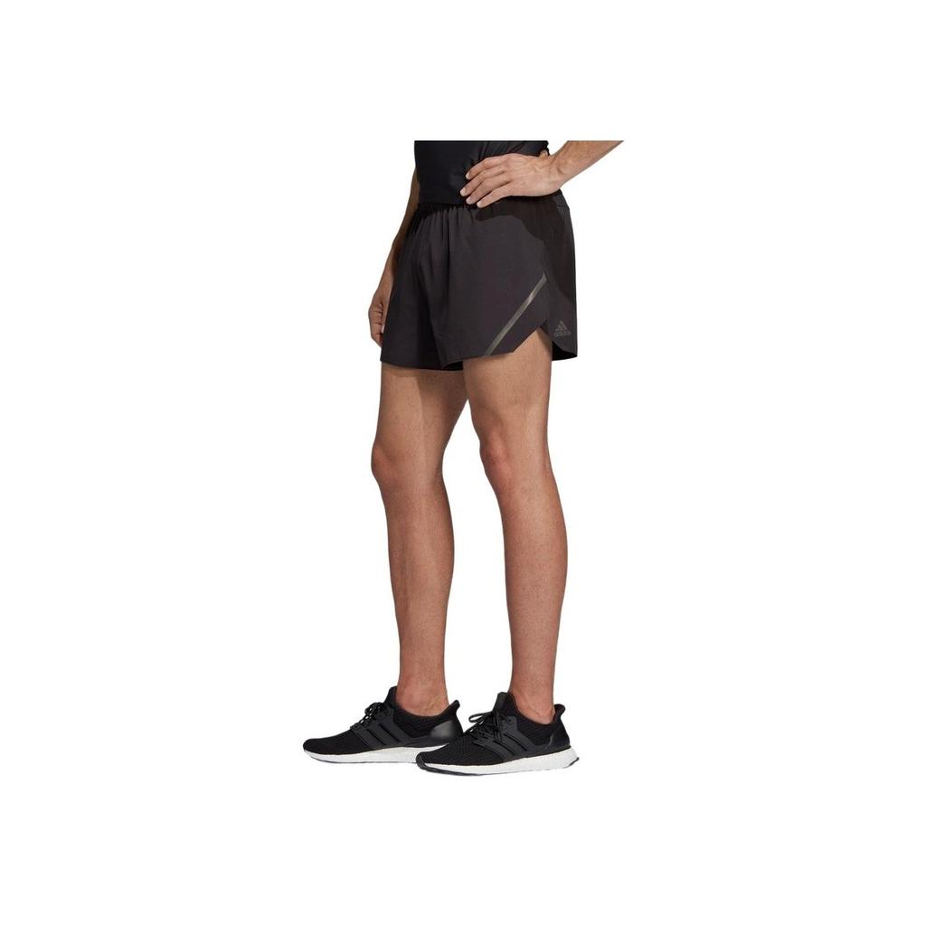Adidas Solid Color Elastic Waist Mid Rise Casual Shorts Men Shorts Black CY5801