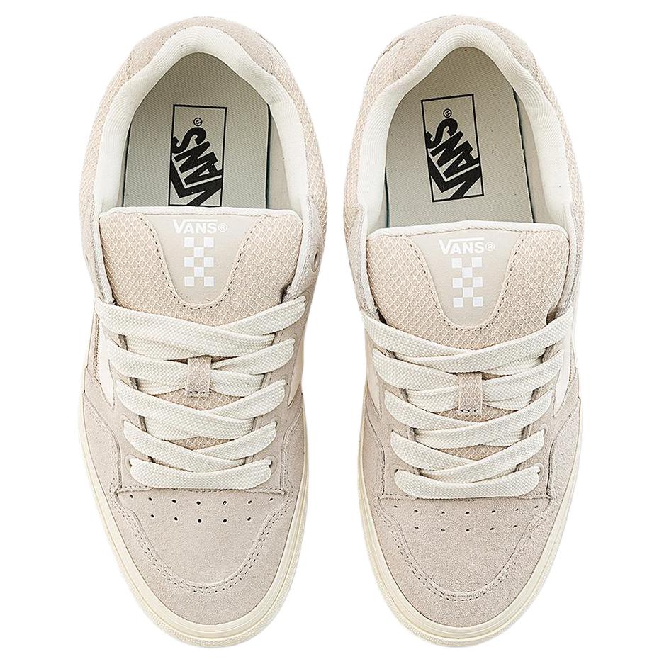 Vans Caldrone Abrasion Resistant Low Top Skateboard Shoes Men's Oat Sneakers VN000CSP2N1
