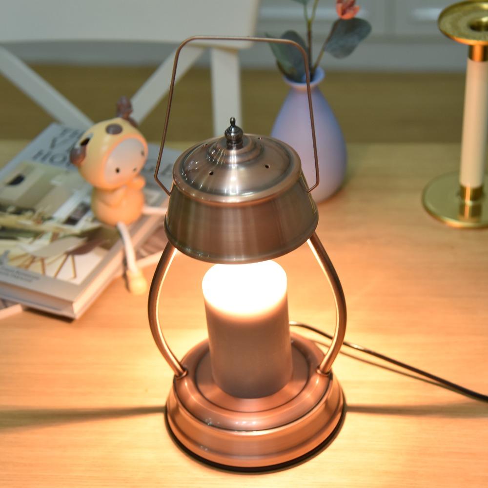 Dimmable Electric Candle Lamp European Design Candle Melting Lamp Wax Warmer Lamp Office Decor
