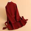 Autumn New Cashmere Double-sided Wool Coat for Women's High-end Small Coat Woolen Coat for Women