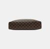 [Pre-Owned] Jake Nm Brown Coated Canvas Checkerboard Crossbody Bag - Very Good #16OOMLP