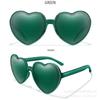 New colorful coated love sunglasses European and American personalized fashion colorful trend party decorative glasses