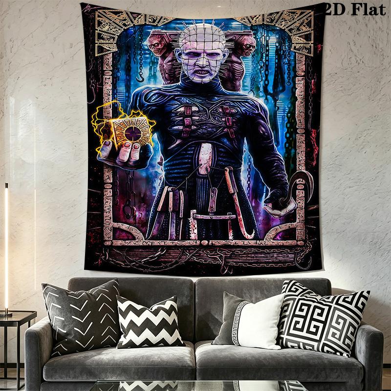 Horror Movie Characters Tapestry Tapestry Wallmounted Fashion Print Background Cloth Wall Covering Decoration Christmas Gift