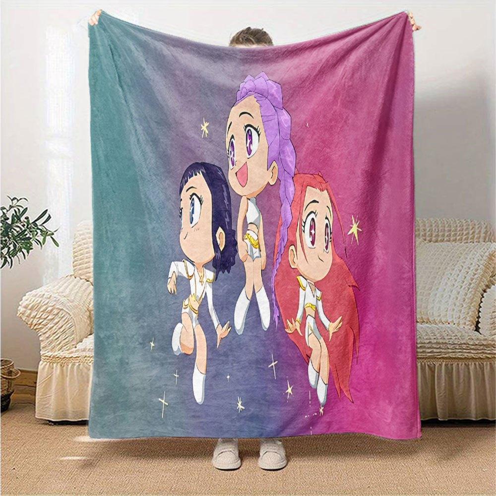 1pc hunter x (6) Blanket Soft Warm Throw for Home, Office, Travel All Season Cozy Bedding Gift, Office Cozy AccessoryB06