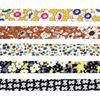 Cotton Bias Tape 1 Cm X 1 M Blue Yellow Flowers 5 Pieces