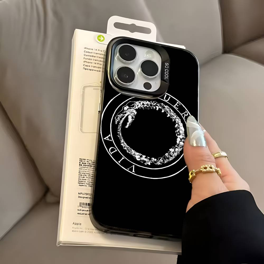 Чехол для телефона Singer c-Canserbero для iPhone 17 17Air 16 15 14 13 12 11 Pro Max Plus Цветной Серебряный
