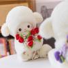 1 шт. Кукла-ягненок Обнимашка Подарок для девушки на день рождения, День святого Валентина, букет роз, плюшевая игрушка, мягкая набивная игрушка, коллекционная кукла