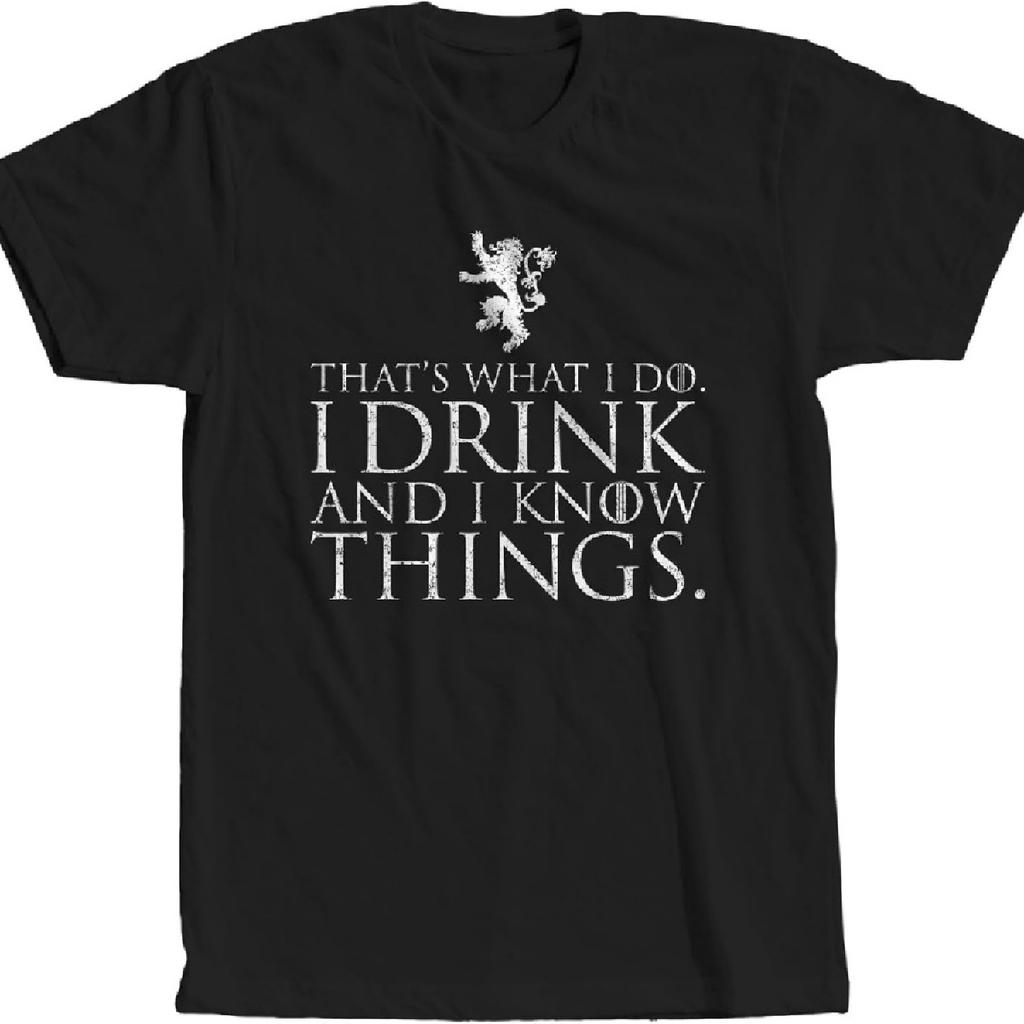 Футболка I Know Things - Винтажный принт
