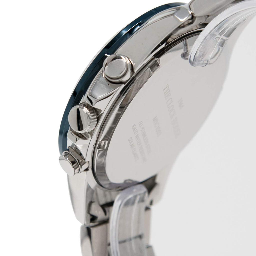 Часы Clock House Business Casual Solar Chronograph Navy x Black Men's MBC1003-BK6A