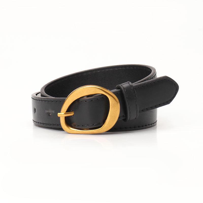 Korean Style Women's Belt with Pin Buckle - Fashionable, Slim, Perfect for Jeans