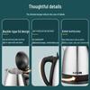 Grelide WKF-318S 2L Stainless Steel Electric Kettle CN plug (adapter included)