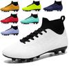 Foreign Trade New Football Shoes, Men's High-top AG Spikes, Youth Student Sneakers, Sports Shoes, Men's Amazon