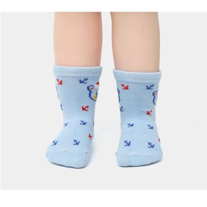 12pairs/lot Baby Floor Socks Boys Cotton Children's Anti-slip Boat Low Cut Sock 1-5Years