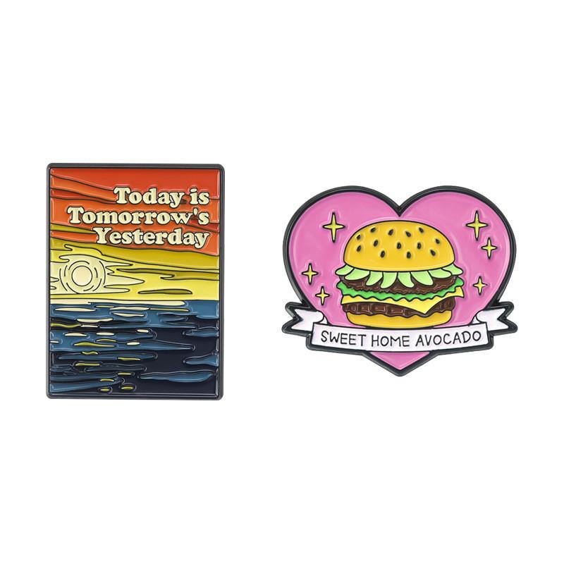 Cartoon Character Charming Brooch Qhxz3000 And Qhxz3001 For Personalization Stylish