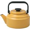 Noda Horo Amukettle Enamel Tea Kettle 2.0L Yamabuki Yellow IH Compatible Made In Japan AM-20KYB