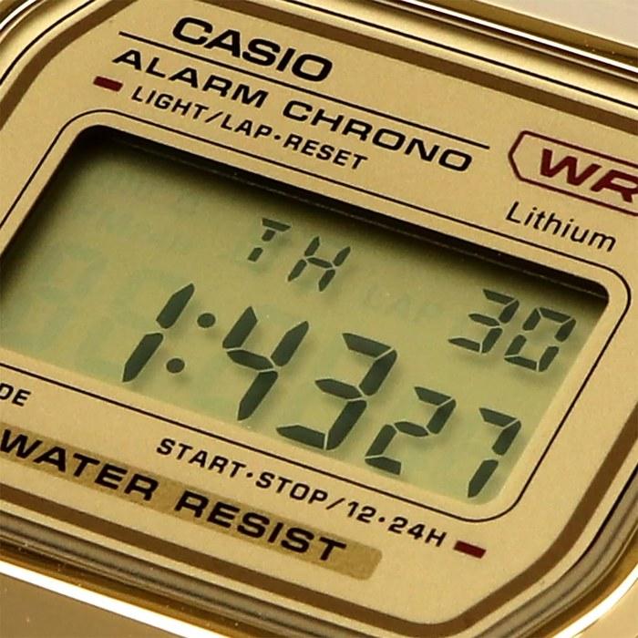 Casio Цифровые часы Винтажная серия A158WETG-9A Золотой