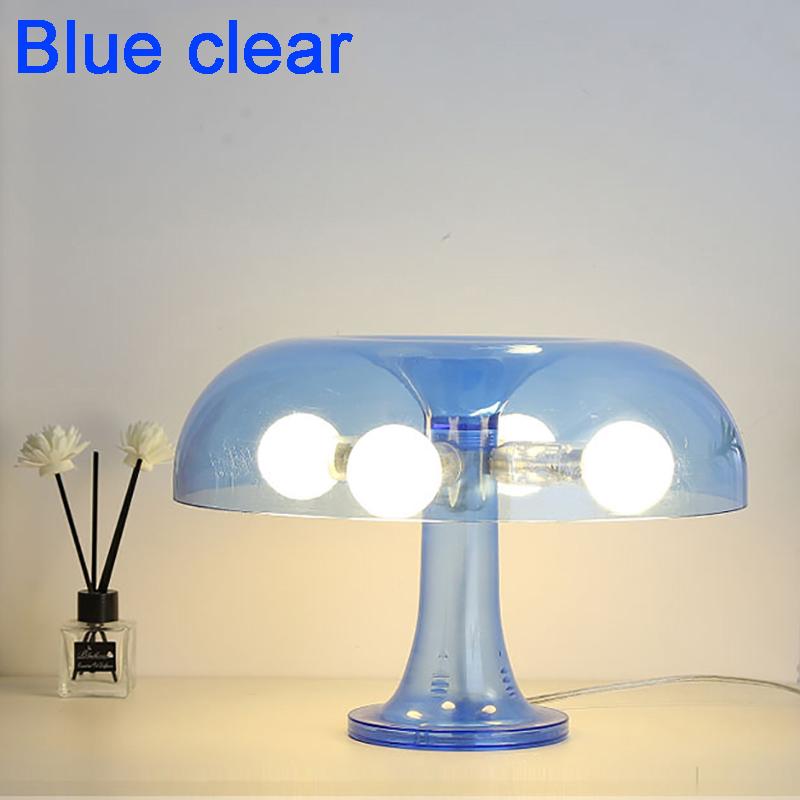 Simple Style Mushroom Table Lamp Ornament Light with 5PCS of E14 LED Tricolored Bulb USB AU EU UK US Plug for Livingroom&Bedside