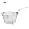 Non-Stick Fry Basket Portable Colander Strainer With Handle High-Temperature Use