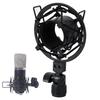 TKY Shock Mount for Condenser Microphones, Microphone Holder, for Recording, Home Recording, Noise and Vibration Prevention, 4.6cm (Black)