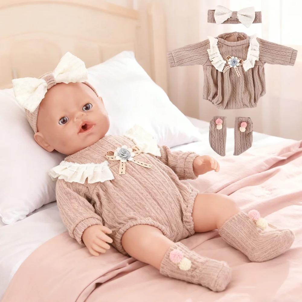 Одежда для кук Baby Born 13-18 дюймов, комбинезоны для новорожденных, набор, милые аксессуары для кук-новорожденных 43 см, подарок на праздник, день рождения
