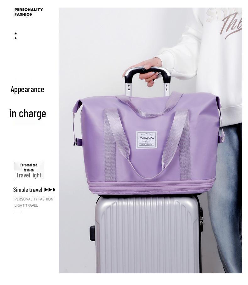 Универсальная расширяемая двухслойная дорожная сумка: Ручная кладь, Наплечная, Ручная Спортивная и Сумка для йоги на колесах