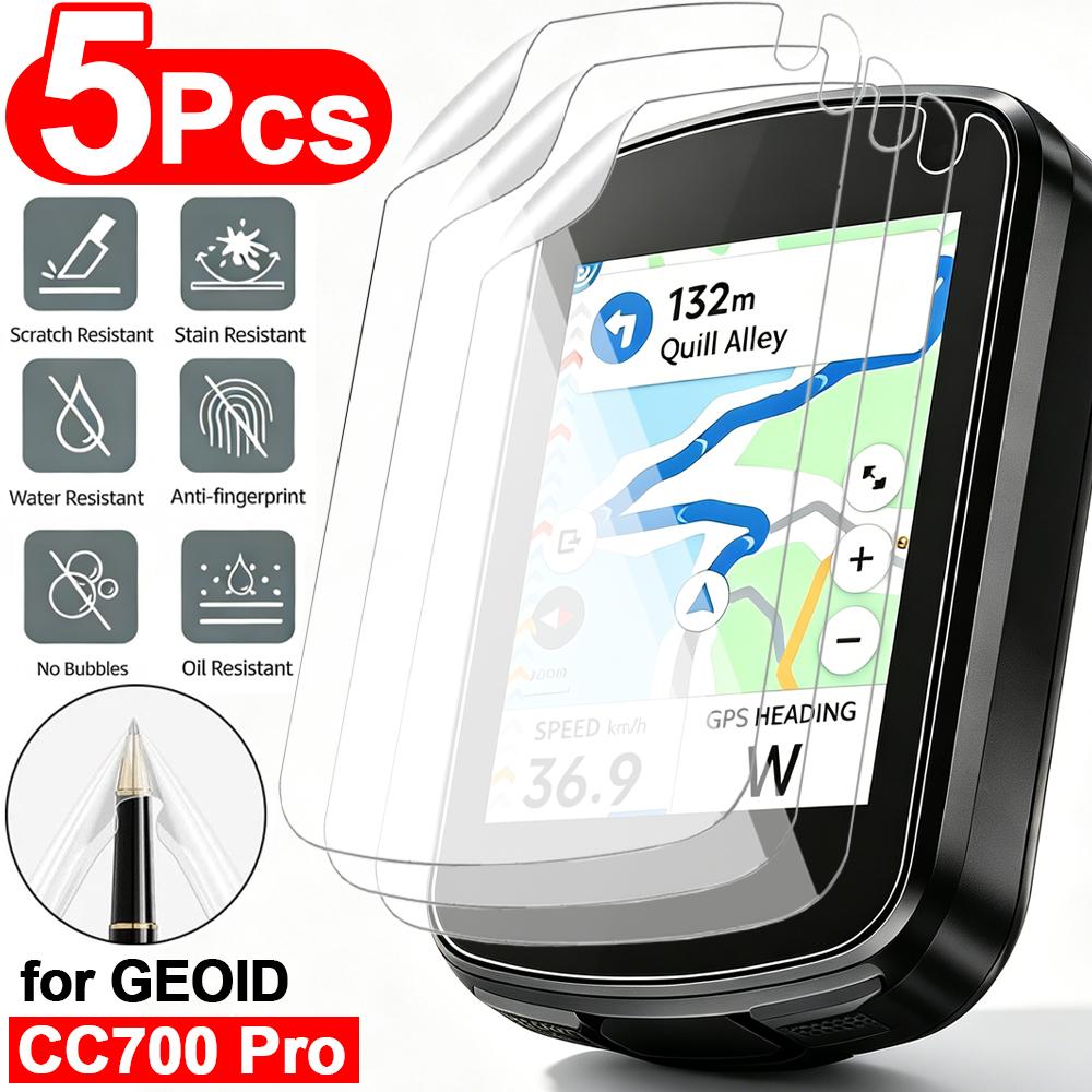 1/3/5 шт. Гибкие защитные пленки для экрана GEOID CC700 Pro HD/Матовые Прозрачные Защитные пленки от царапин для GEOID CC700 Pro