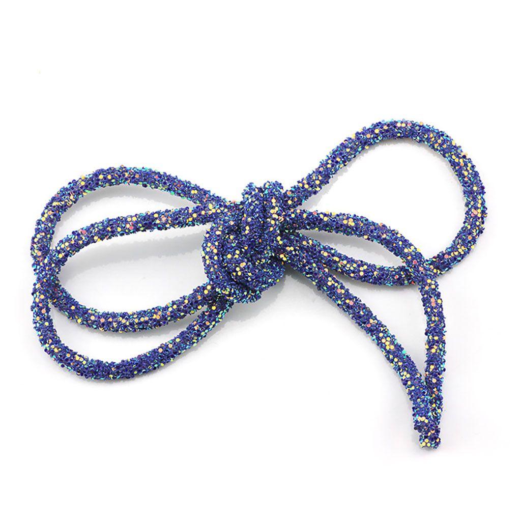Shiny Garment Material Soft Colorful Glitter Rope Strings Hat Decor Resin Sequin Rope Sandal DIY
