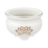 Tomatsu Shoten Buddhist Altar Accessories, Shinto Altar Accessories, White Gold Lotus 3.0 Incense Burner AM-TM591